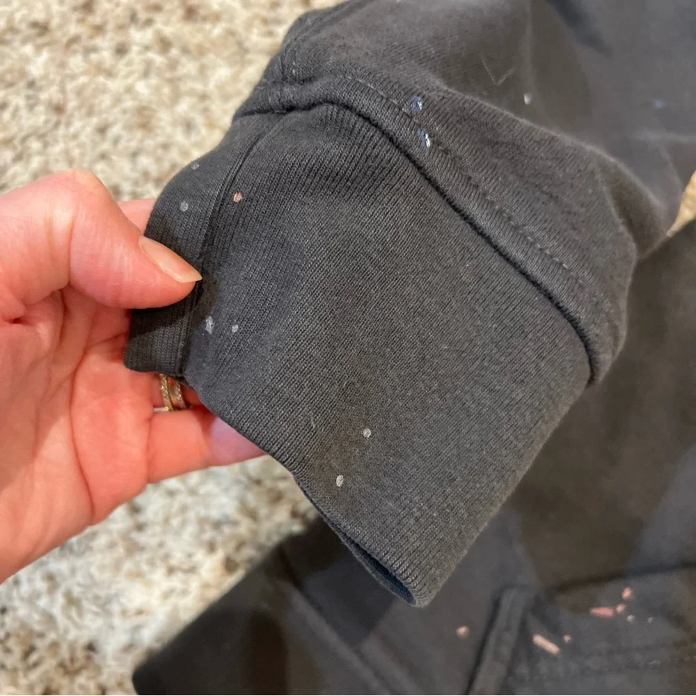 Abercrombie & Fitch Men's Black Speckled Hoodie - Picture 5 of 10